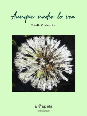 cover image of Aunque nadie lo vea